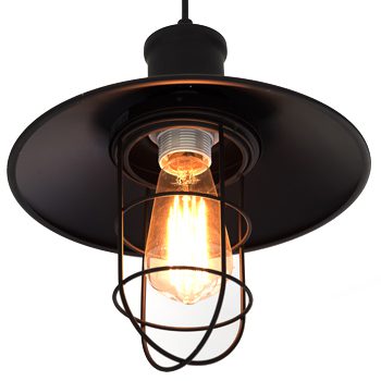 Carolina Electrical Supply Company | close up of a rustic light fixture with a single bulb